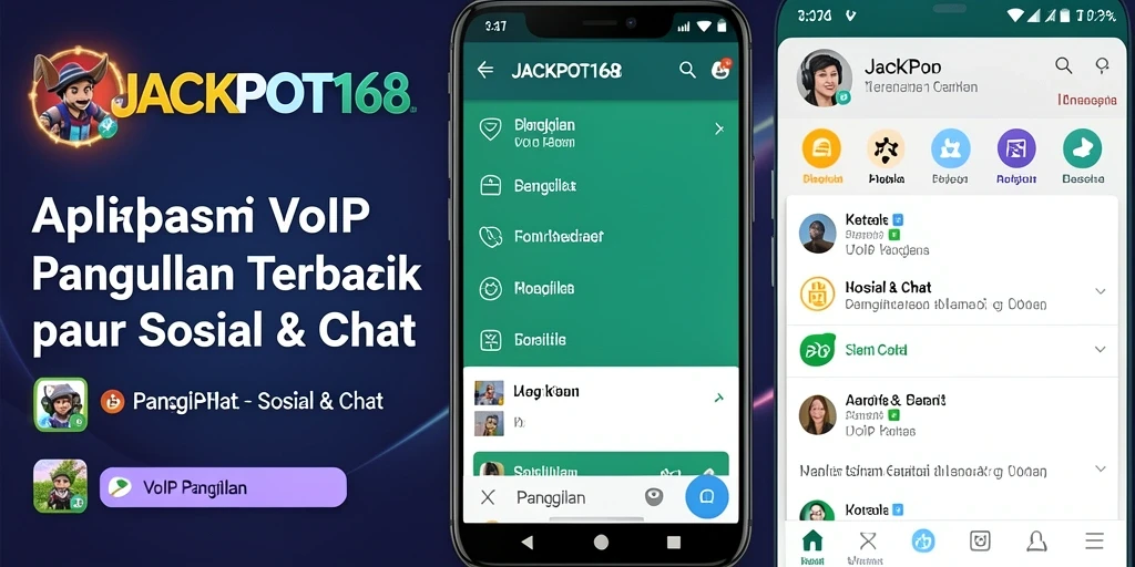 Tampilan antarmuka JACKPOT168 untuk VoIP Panggilan yang intuitif.