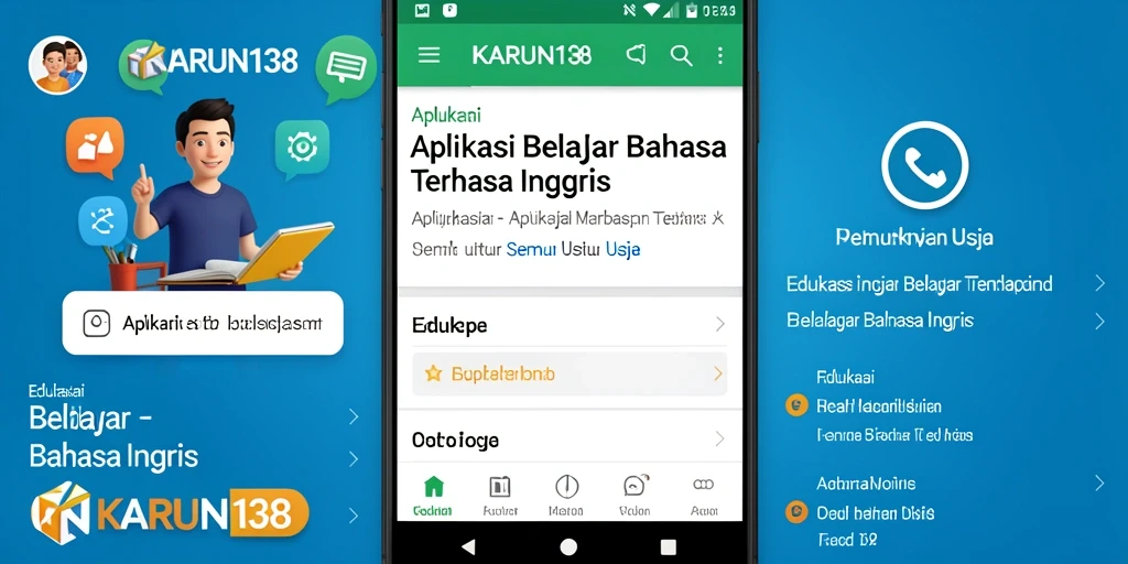 Tampilan antarmuka aplikasiyang bersih dan modern dari KARUN138.