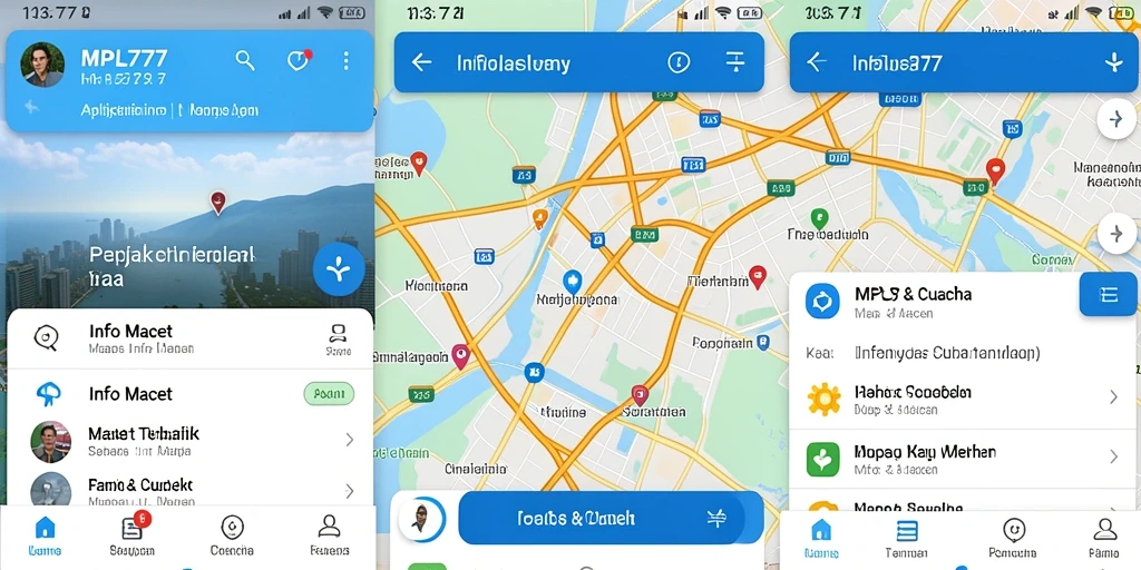 Tampilan antarmuka user-friendly MPL777 untuk informasi macet.
