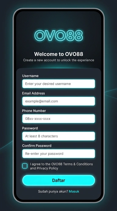Panduan Daftar Akun Baru ovo88 untuk Pengguna Android